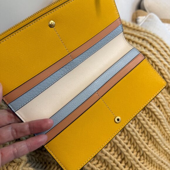 TORY BURCH "Walker Printed Zip Slim" Wallet. New - Picture 6 of 8